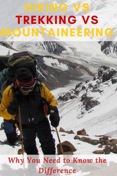 Mountaineering and Trekking Activities Explained .